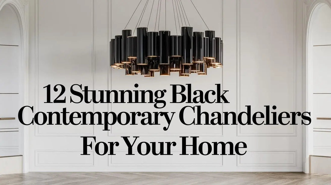 12 Stunning Black Contemporary Chandeliers