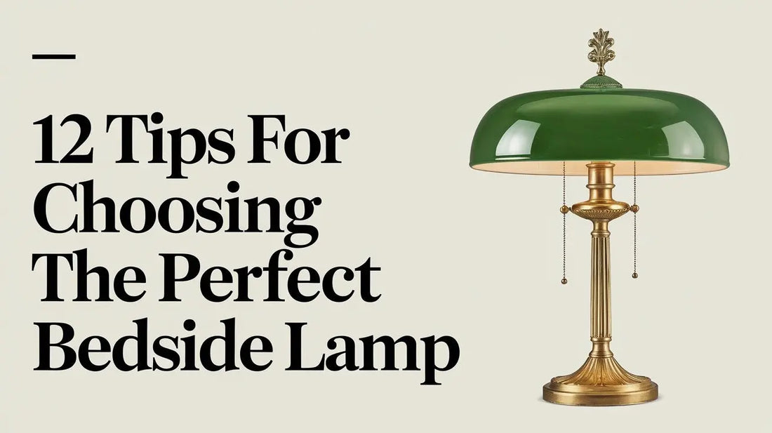 12 Tips for Choosing the Perfect Bedside Lamp