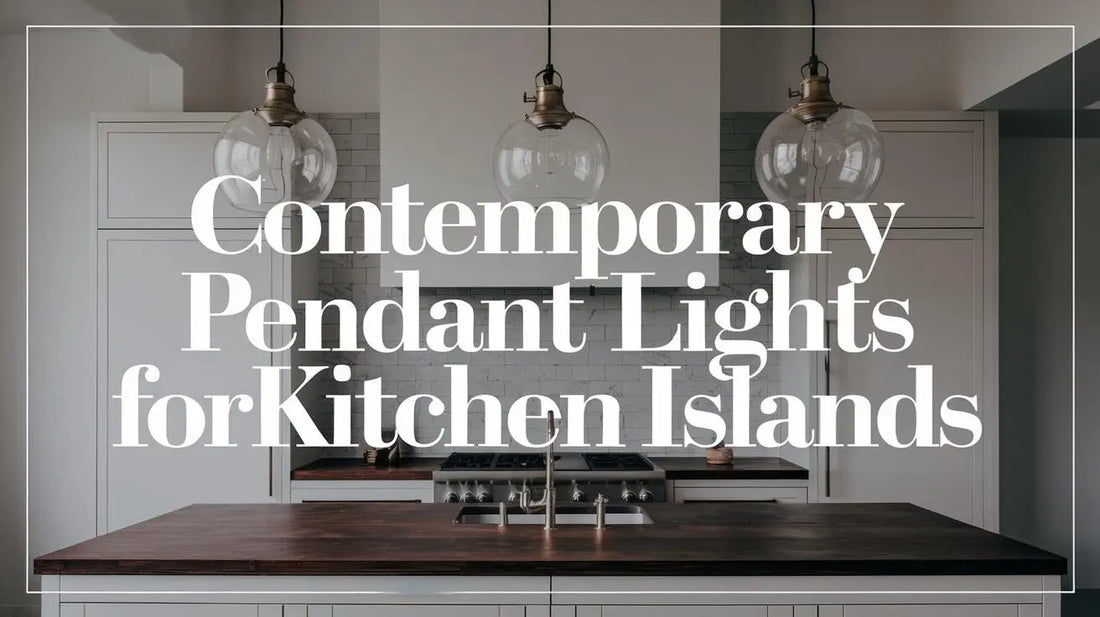 12 Trendy Contemporary Pendant Lights for Kitchen Islands