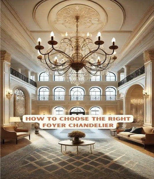 How to Choose the Right Foyer Chandelier