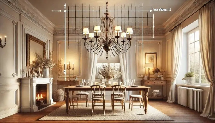 How to Hang a Chandelier Above a Dining Table