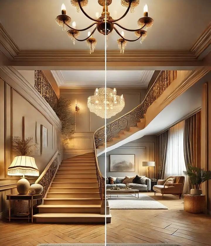 How to Match Your Staircase Chandelier With Home Décor