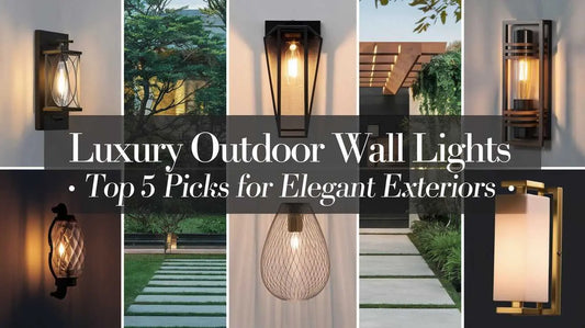 Luxury Outdoor Wall Lights - Top 5 Picks for Elegant Exteriors