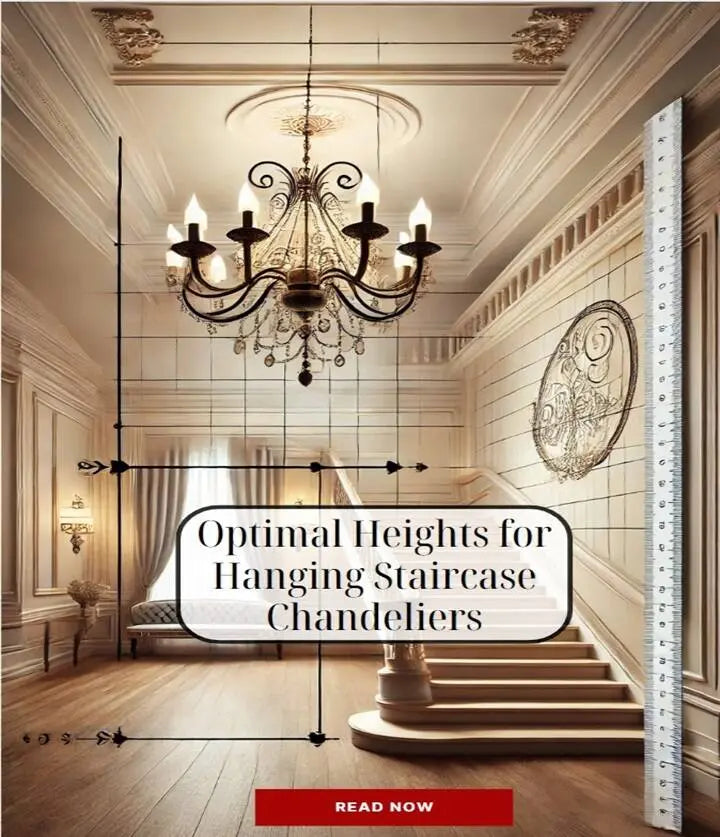 Optimal Heights for Hanging Staircase Chandeliers