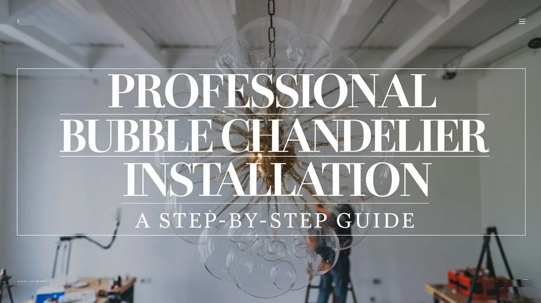 Professional Bubble Chandelier Installation - A Step-by-Step Guide