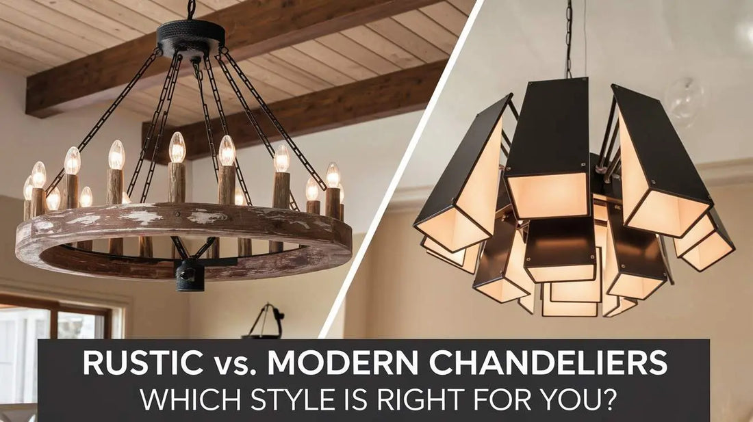 Rustic vs. Modern Chandeliers – Which Style is Right for You?