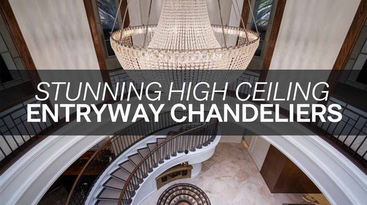 Stunning High Ceiling Entryway Chandeliers