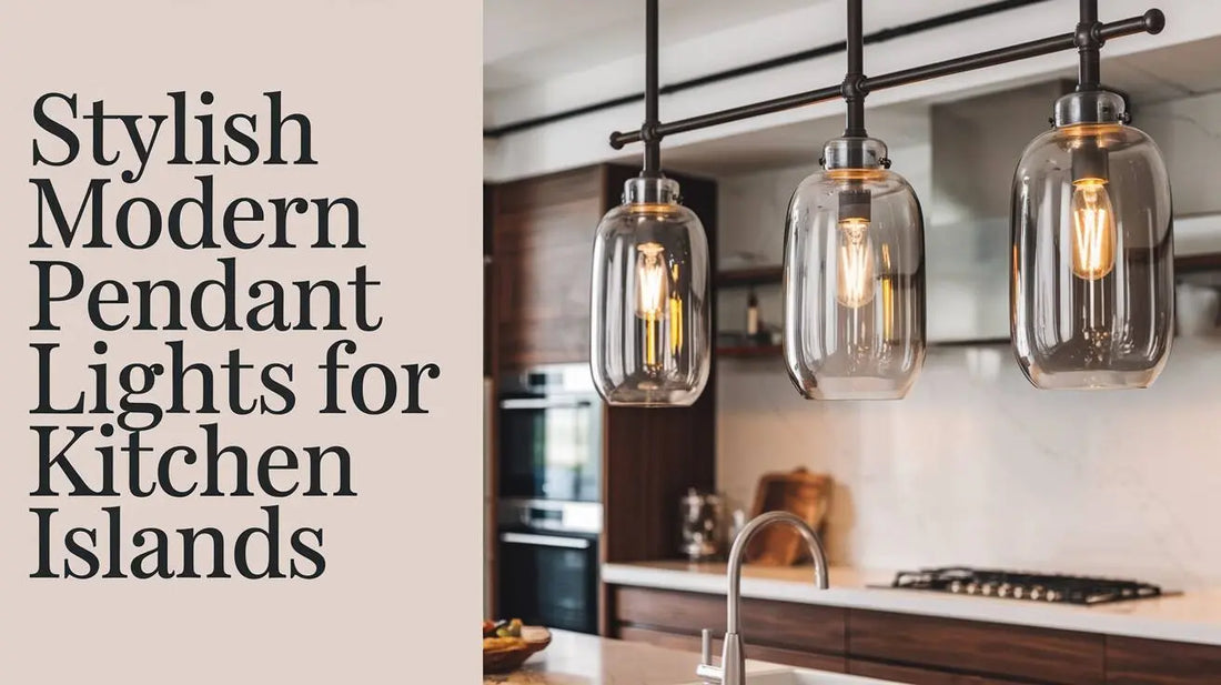 Stylish Modern Pendant Lights for Kitchen Islands