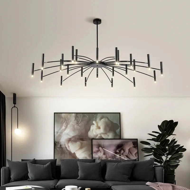 Berny Ceiling Modern Chandelier 12/18/24 Lights  Seus Lighting