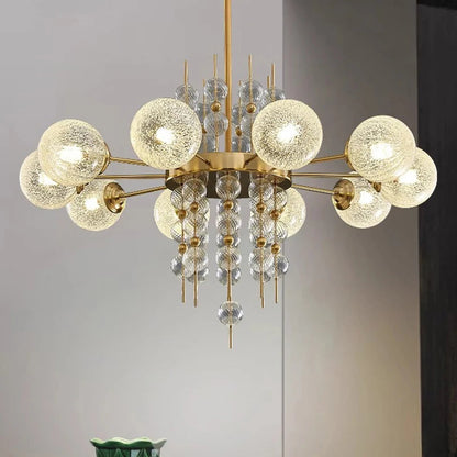 Acrylic and Gold Pendant Light - Ceiling Light  Seus Lighting