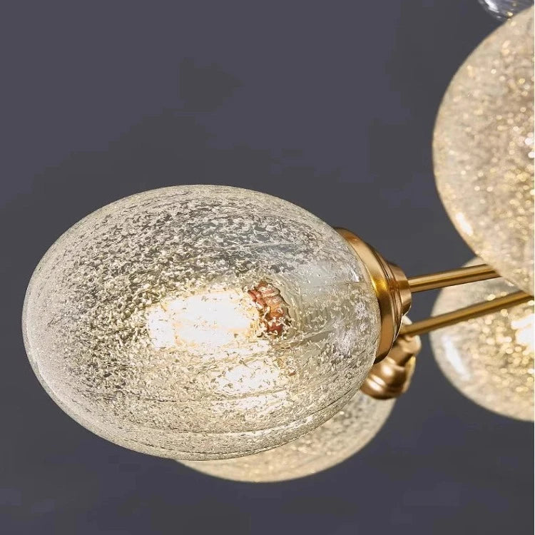 Acrylic and Gold Pendant Light - Ceiling Light  Seus Lighting