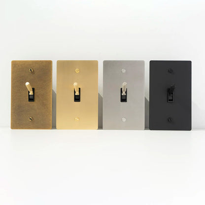 Brass Toggle Light Switch  Seus Lighting