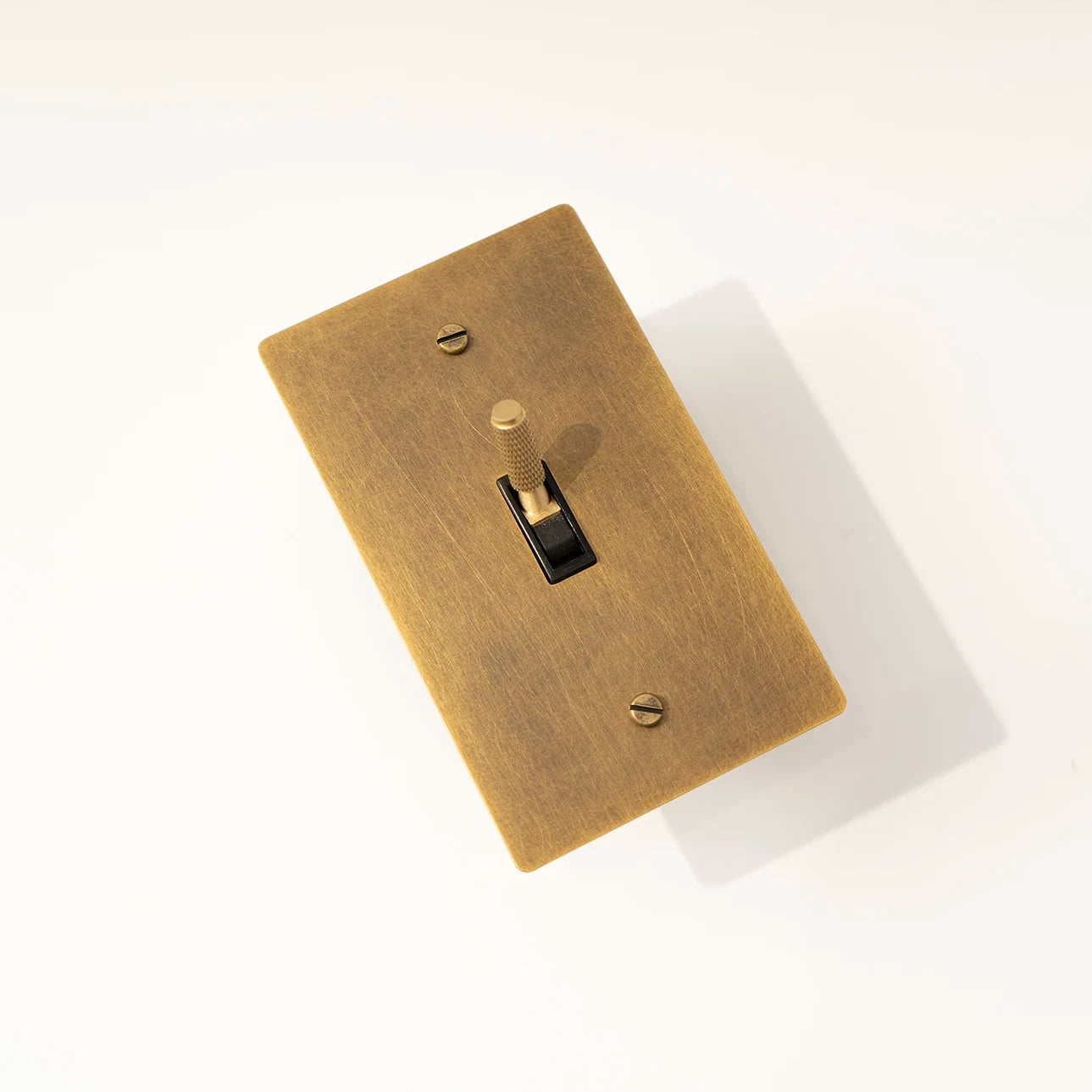 Brass Toggle Light Switch  Seus Lighting