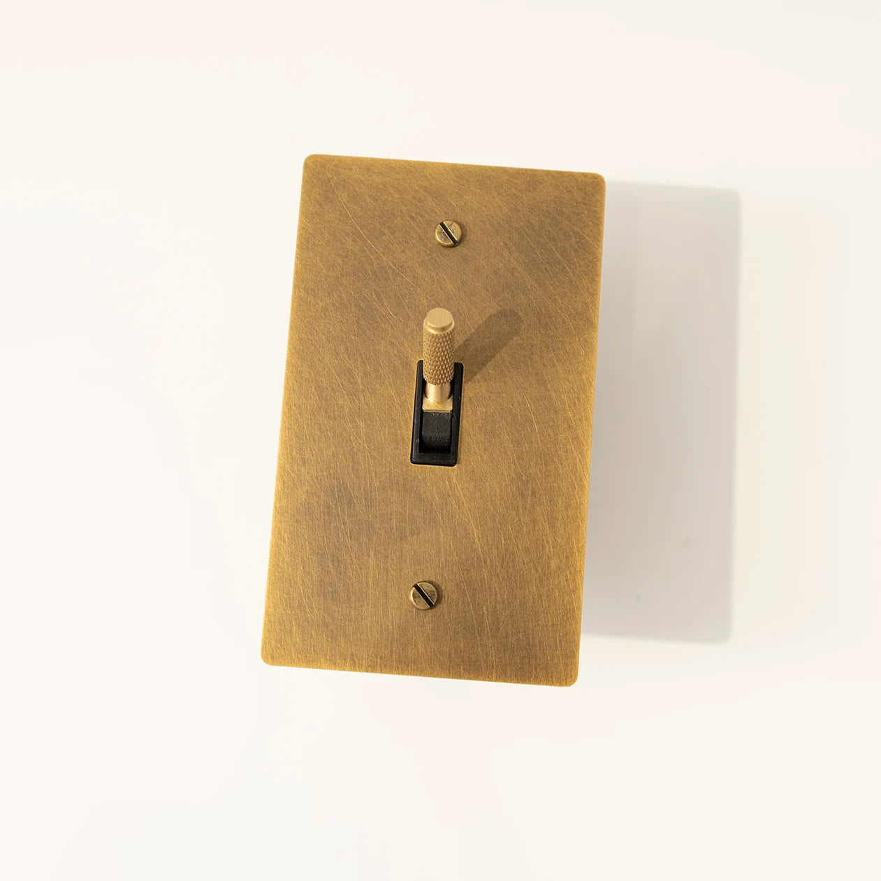 Brass Toggle Light Switch  Seus Lighting