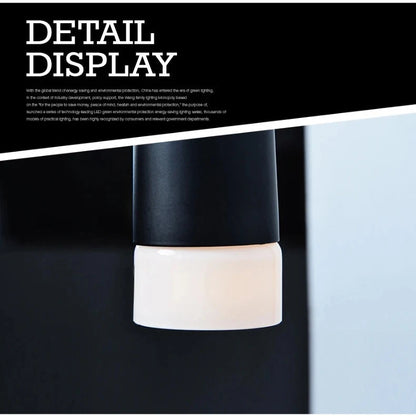 Contemporary Black LED Pendant Light for Stairwell  Seus Lighting