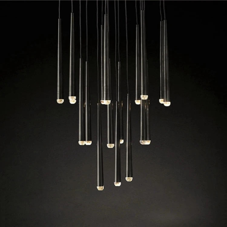 Contemporary Chandelier for High Ceiling Living Room & Foyer  Seus Lighting