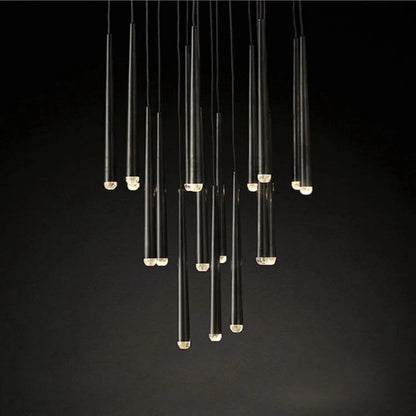 Contemporary Chandelier for High Ceiling Living Room & Foyer  Seus Lighting