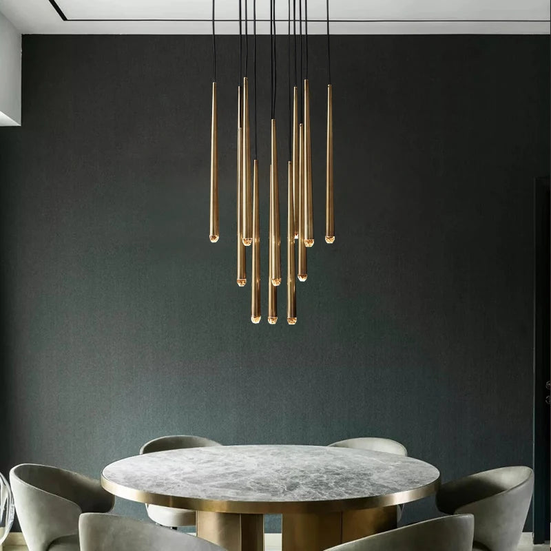 Contemporary Chandelier for Living Room and Foyer