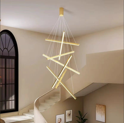 Cora Contemporary Foyer Chandelier  Seus Lighting