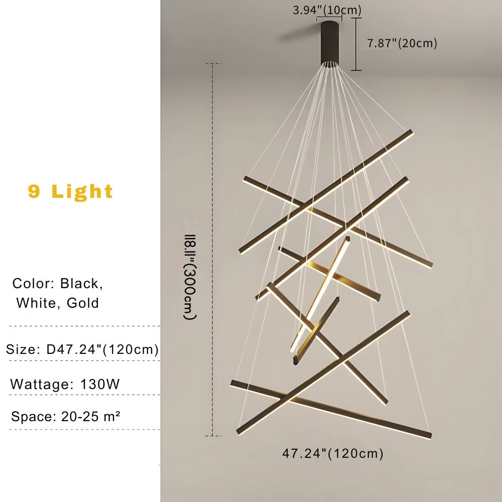 Cora Contemporary Foyer Chandelier  Seus Lighting