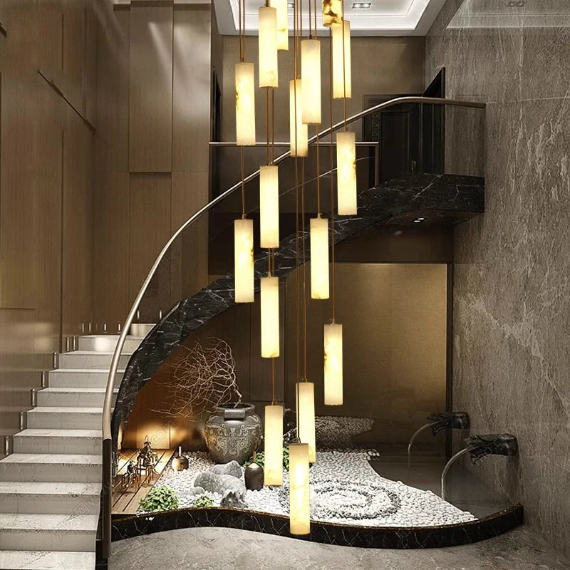 Darlen Modern Staircase Chandelier  Seus Lighting