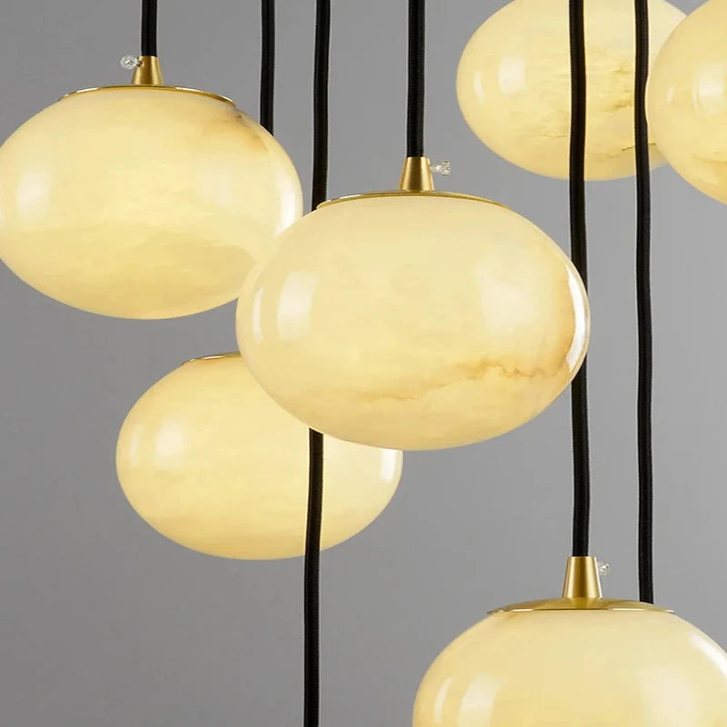 Faye Marble Bubble Chandelier  Seus Lighting