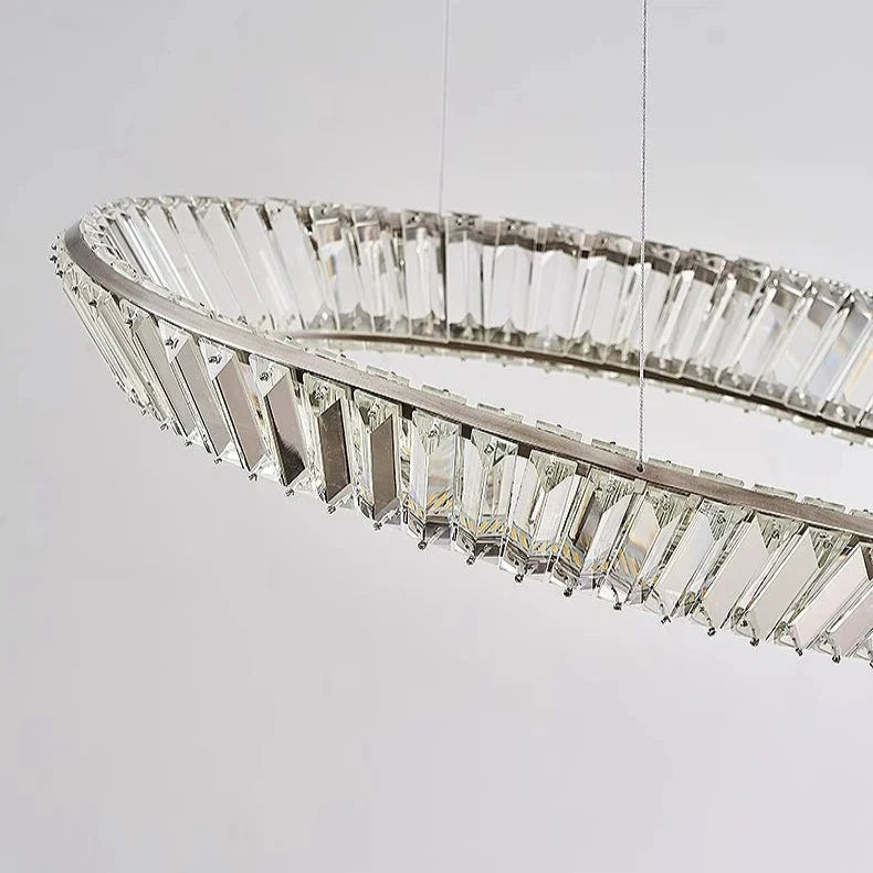 Gaia Kitchen Crystal Chandelier  Seus Lighting