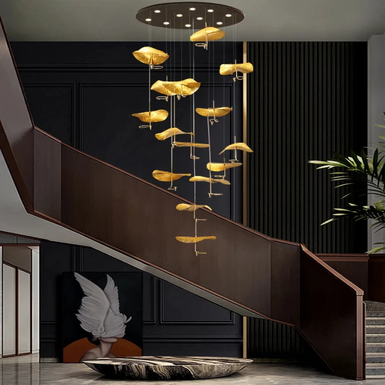 Jenissa Vintage Staircase Chandelier  Seus Lighting