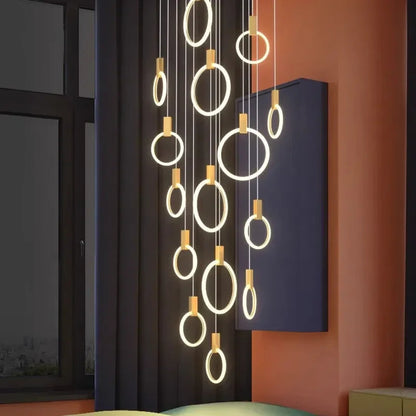 Jenne Modern Stairway Chandelier - Ceiling Light  Seus Lighting