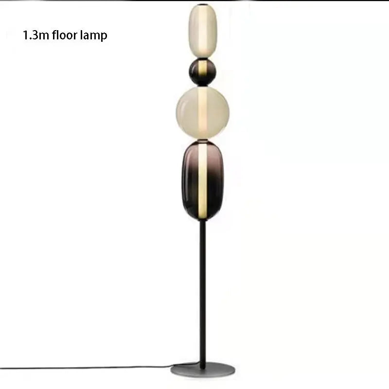 Lina Glass Shade Floor Lamp Seus Lighting