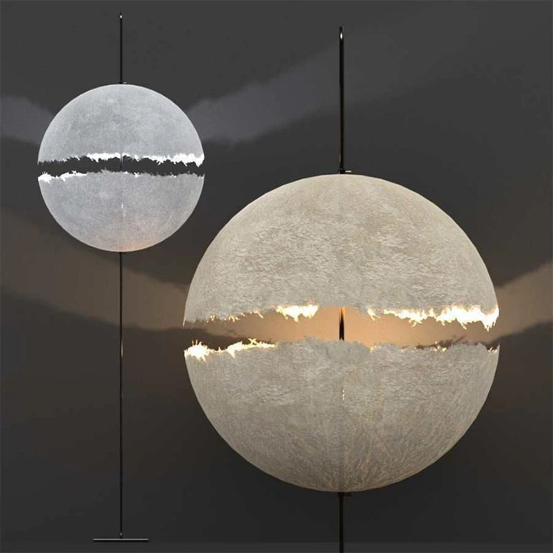 Lissa Modern Led Whote Sphere Floor Lamp  Seus Lighting