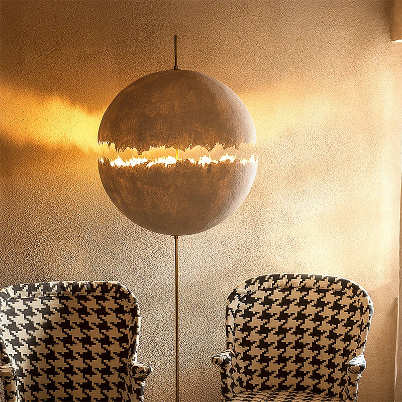 Lissa Modern Led Whote Sphere Floor Lamp  Seus Lighting