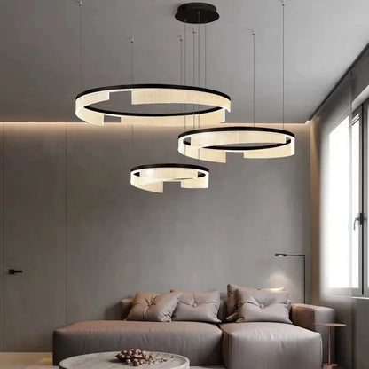 Mae Led Ring Chandelier  Seus Lighting