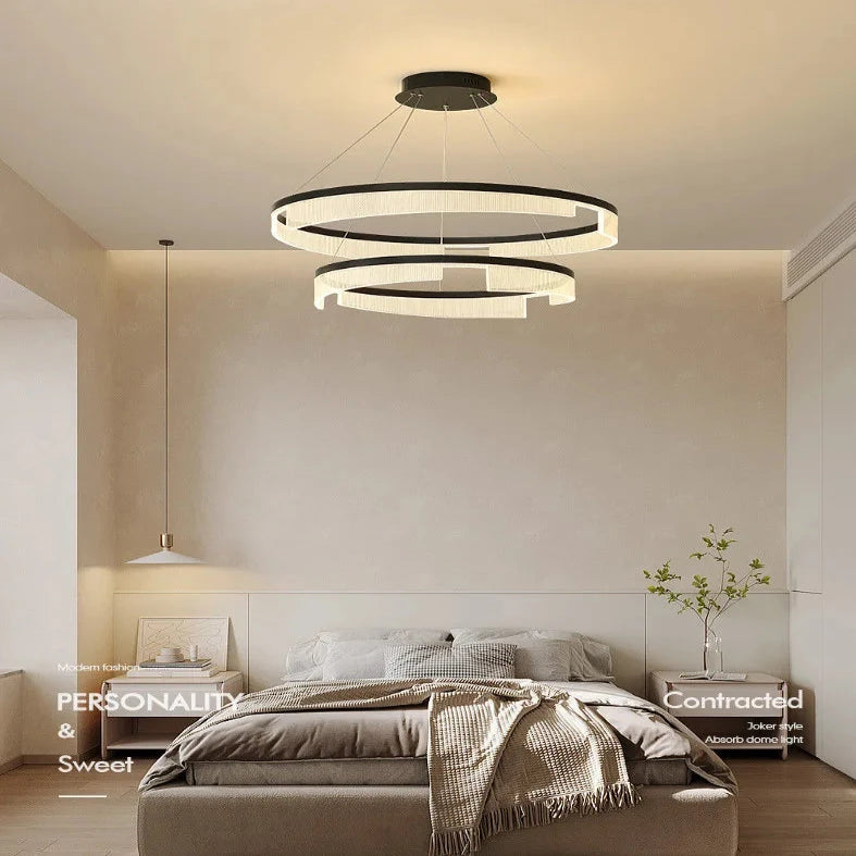 Mae Led Ring Chandelier  Seus Lighting