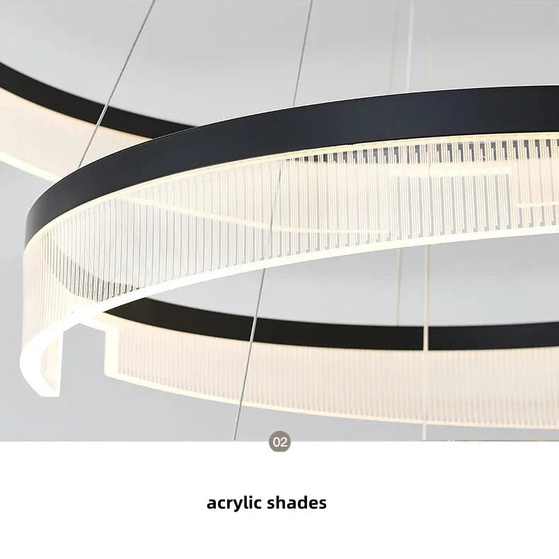 Mae Led Ring Chandelier  Seus Lighting