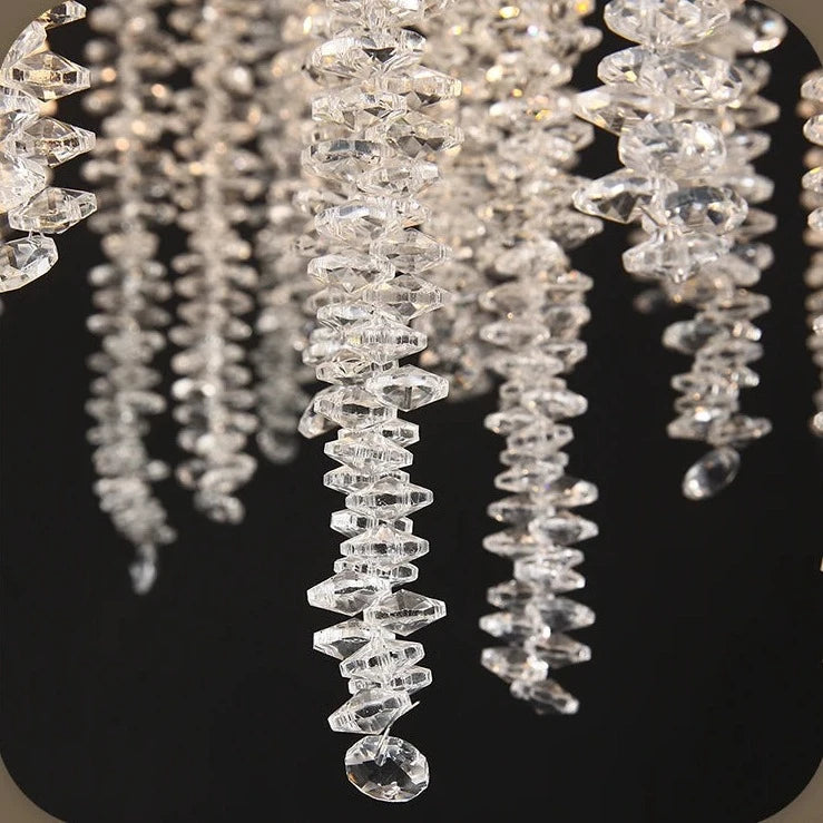 Mia Luxury Round Branch Crystal Ceiling Chandelier  Seus Lighting