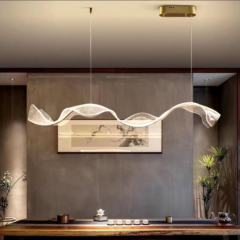 Modern Ocean Wave Pendant Chandelier for Kitchen  Seus Lighting