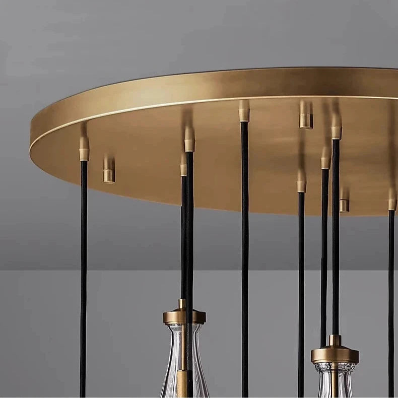 Modern Raindrop Chandelier for Foyer & Staircase  Seus Lighting