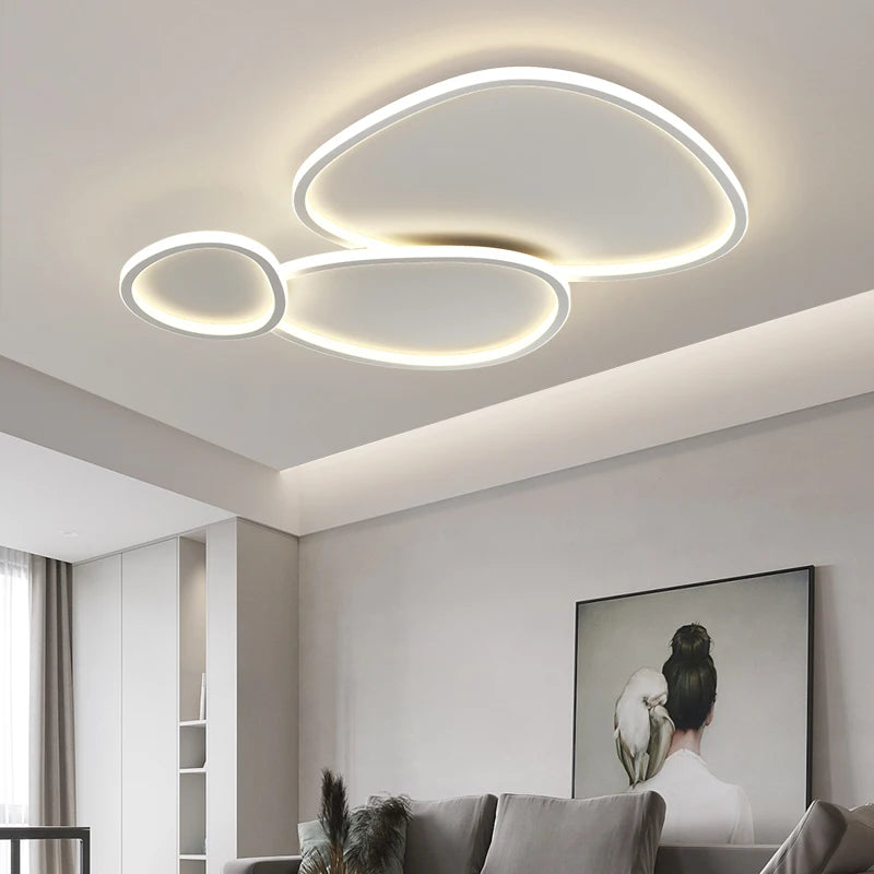 Nelis Modern Smart Led Flush Mount Ceiling Light  Seus Lighting