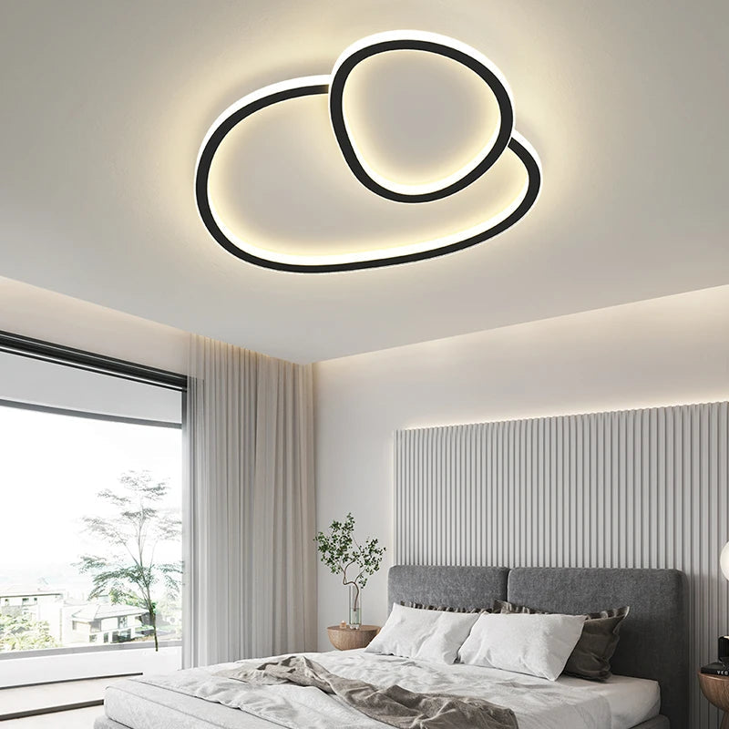 Nelis Modern Smart Led Flush Mount Ceiling Light  Seus Lighting