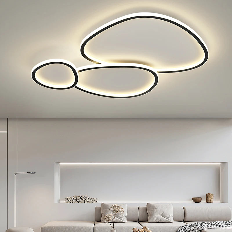 Nelis Modern Smart Led Flush Mount Ceiling Light  Seus Lighting