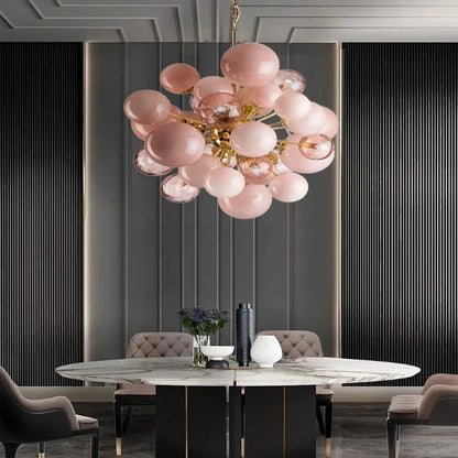 Neve Glass Bubble Chandelier  Seus Lighting