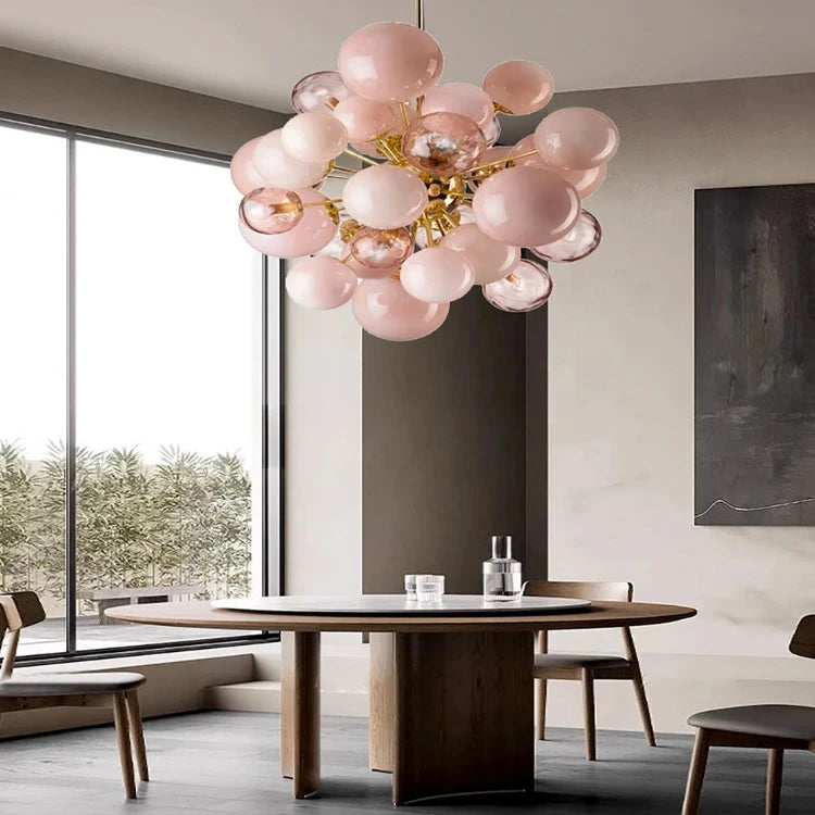 Neve Glass Bubble Chandelier  Seus Lighting