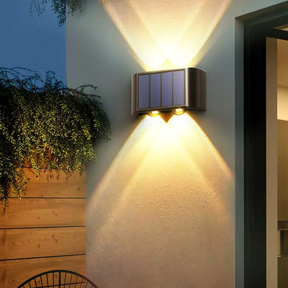 Radya 4LED Solar Wall Light Seus Lighting