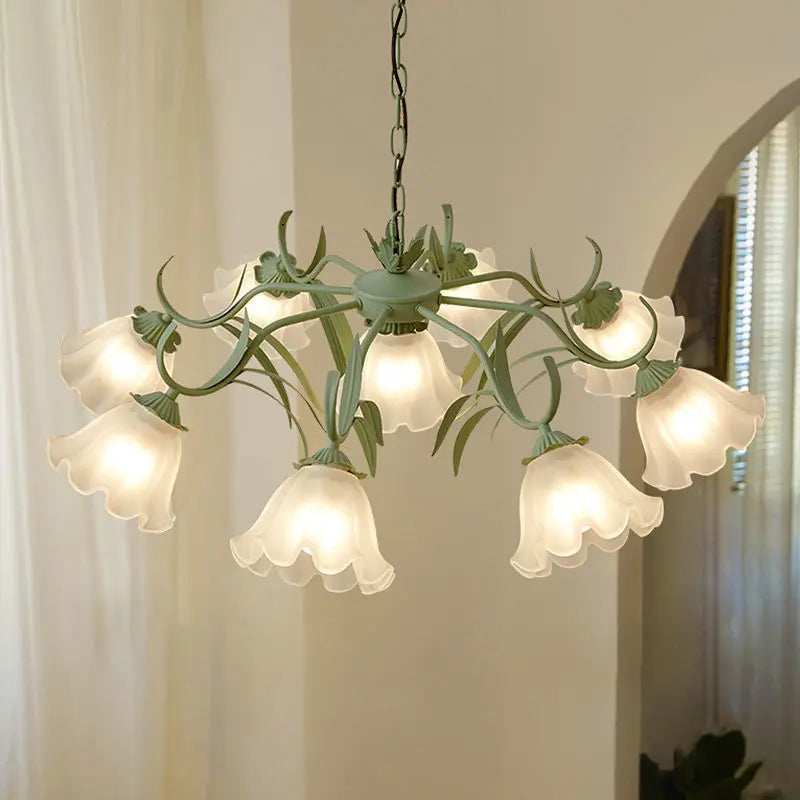 Tina Green French Style Flower Chandelier  Seus Lighting